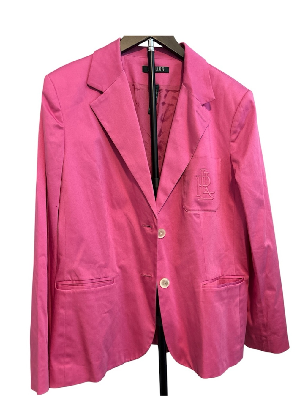 Ralph Lauren Hot Pink Single-Breasted Blazer